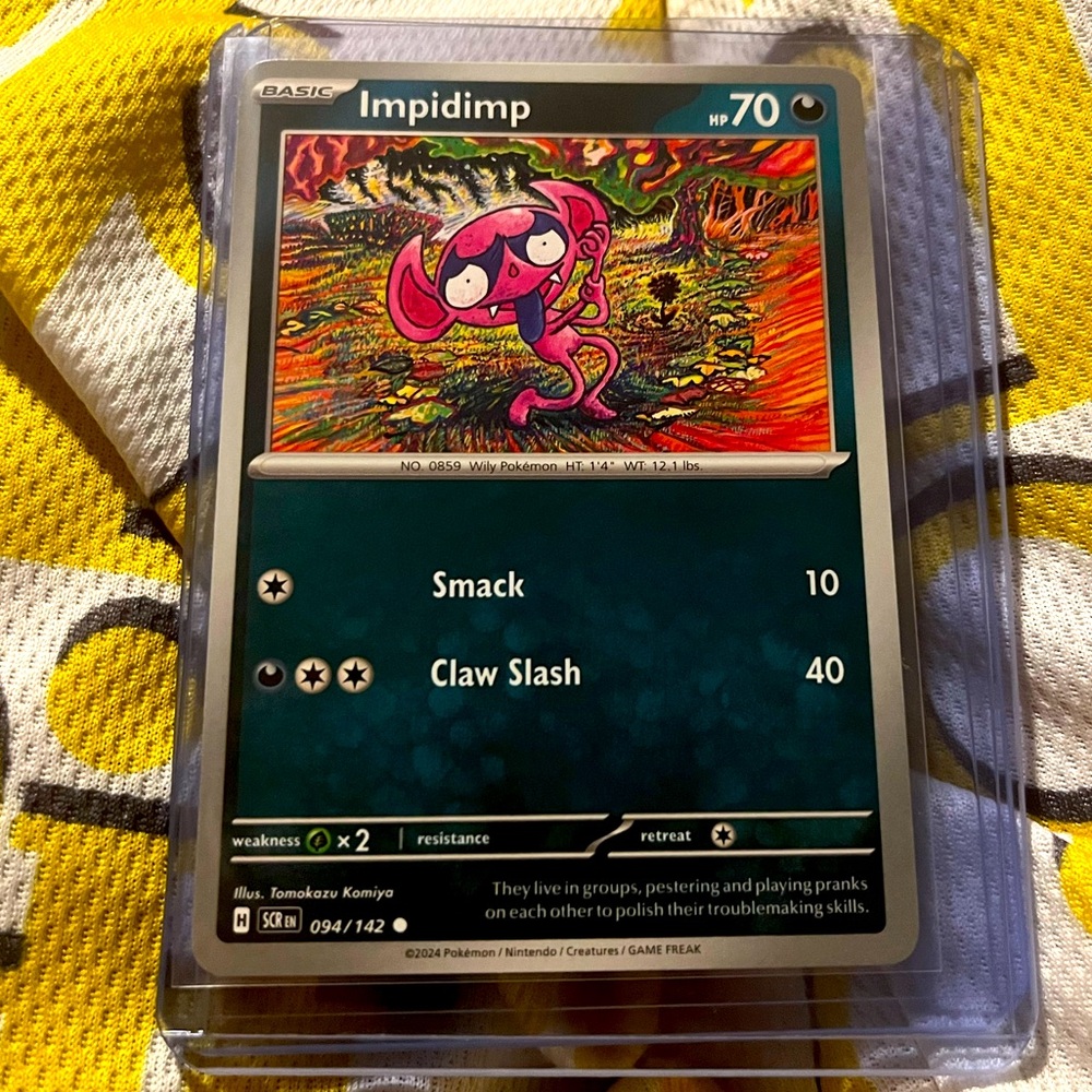 Impidimp Pokemon Card #94/142 2024 TCG - MINT